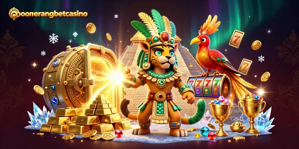 Boomerangbetcasino ponuja široko izbiro igralnih avtomatov s pisanimi elementi in bogatimi nagradami.