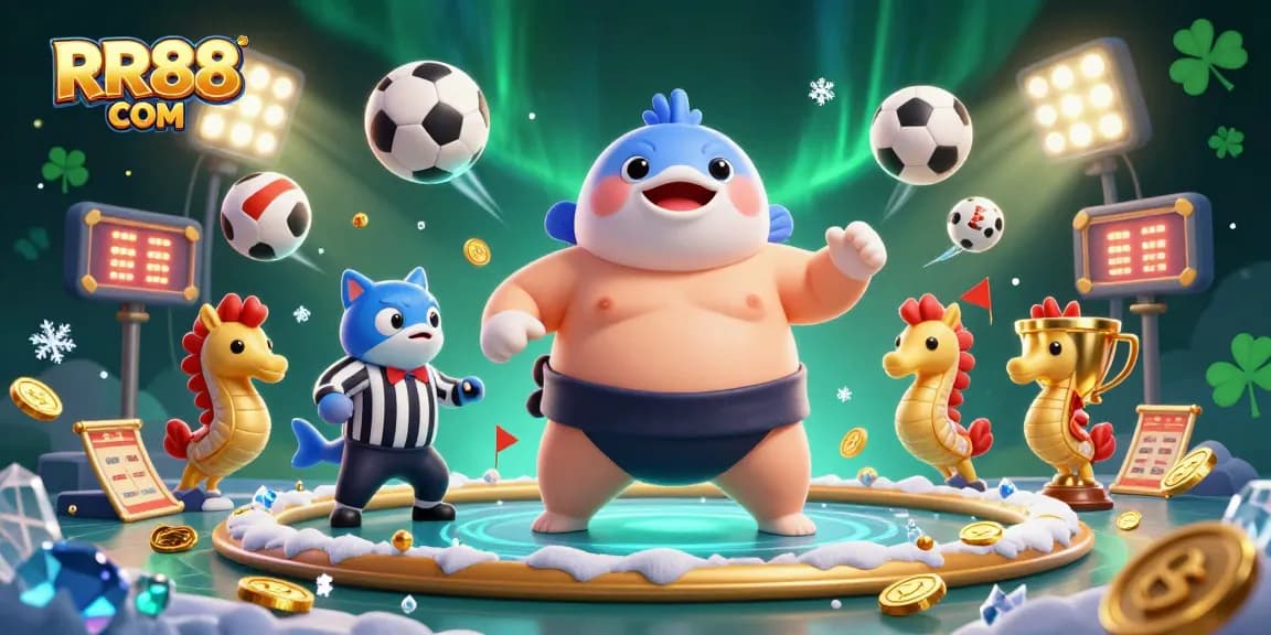 Experience thrilling betting action with RR88 COM in this vibrant underwater casino illustration.