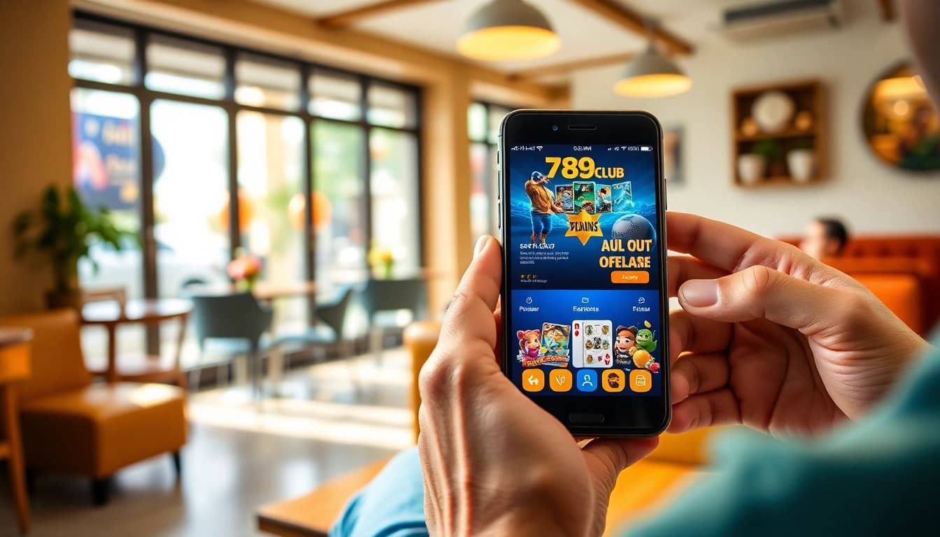 Detailed illustration showcasing Hướng Dẫn Cách Tải App 789Club Chi Tiết Và Dễ Hiểu with a vibrant mobile interface.