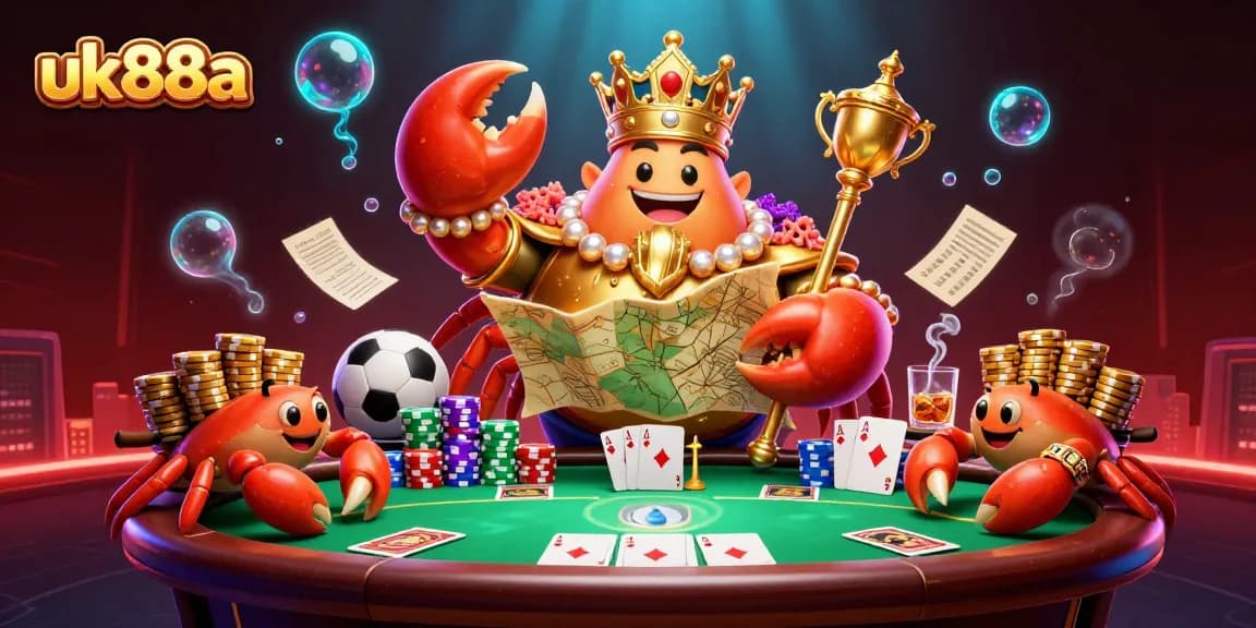 Experience exciting betting opportunities at uk88a with a vibrant, dynamic illustration featuring engaging casino themes.