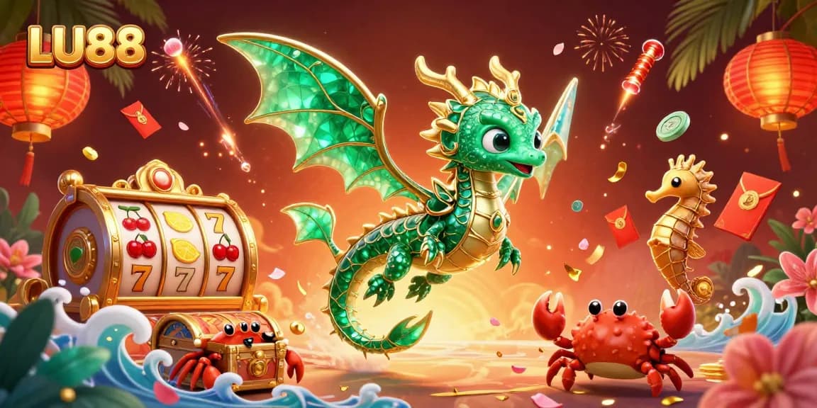 Experience the excitement of LU88 with stunning 3D sea creatures and immersive gaming elements.