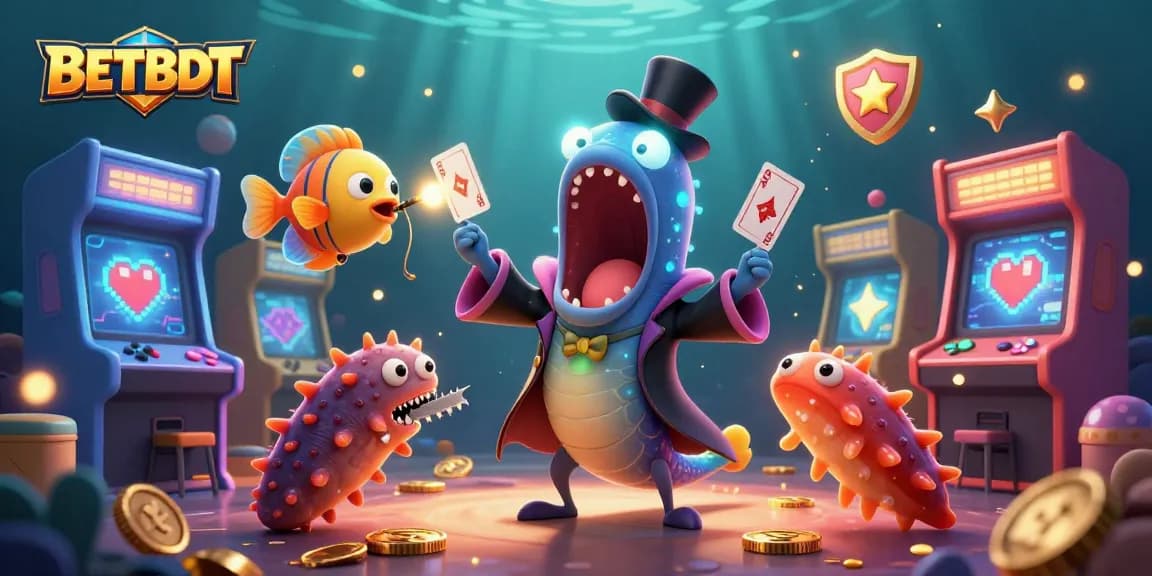 Engage with BETBDT's thrilling games through enchanting characters and vibrant casino elements.