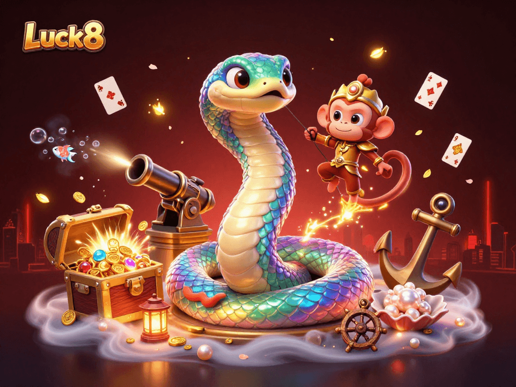 Experience thrilling fun at Luck8, where treasures and adventure meet in a vibrant casino world.