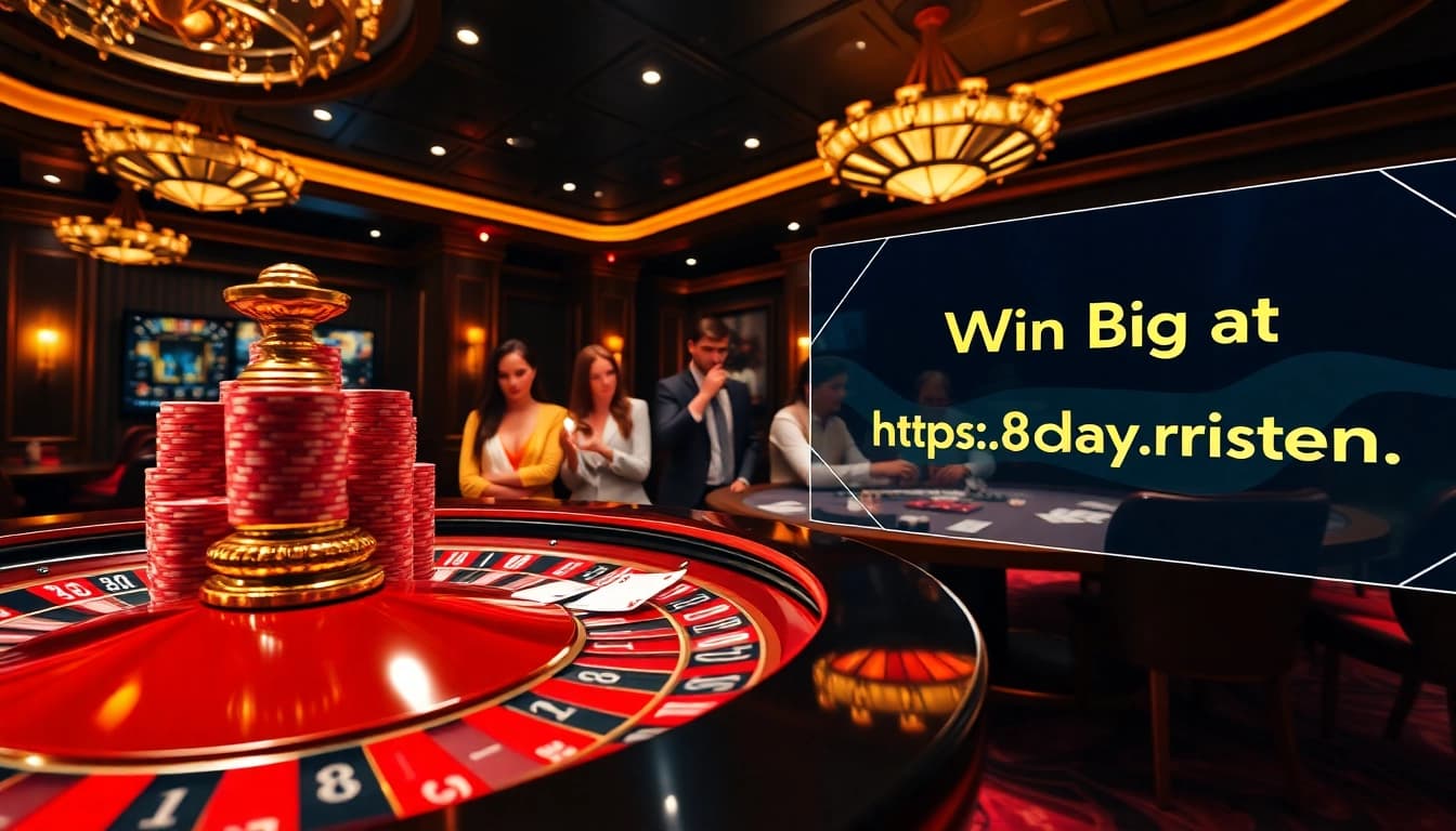Experience thrilling wins at https://8day.reisen/ with players enjoying casino games and vibrant roulette.