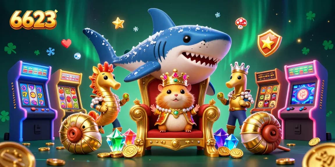 Spin to win big with 6623's exciting casino games featuring a dynamic and colorful theme.
