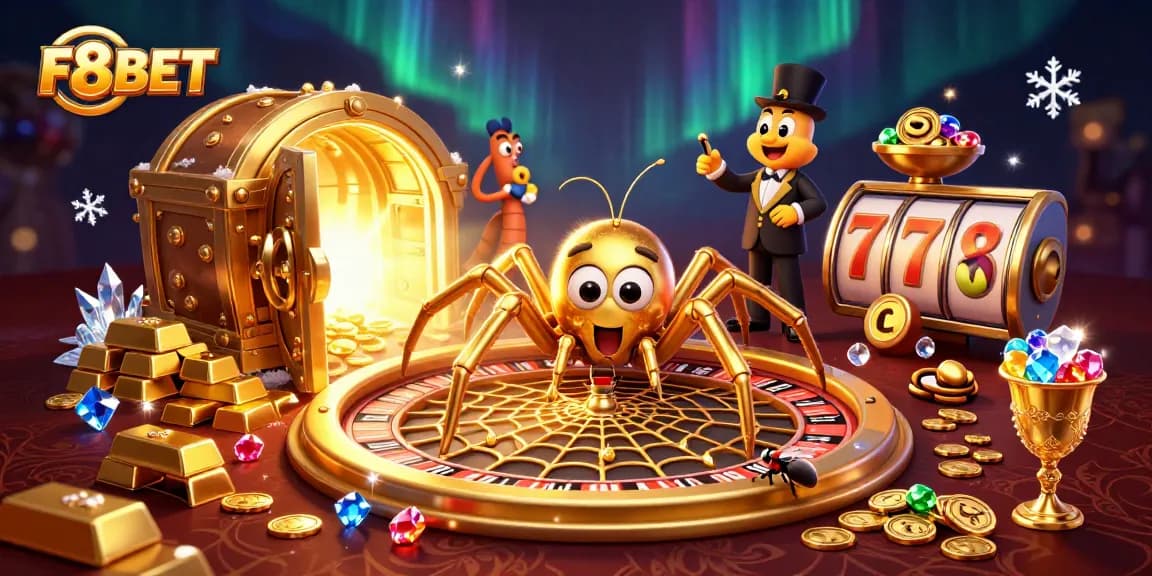 Place bets with F8BET at an engaging online casino featuring a lively roulette scene