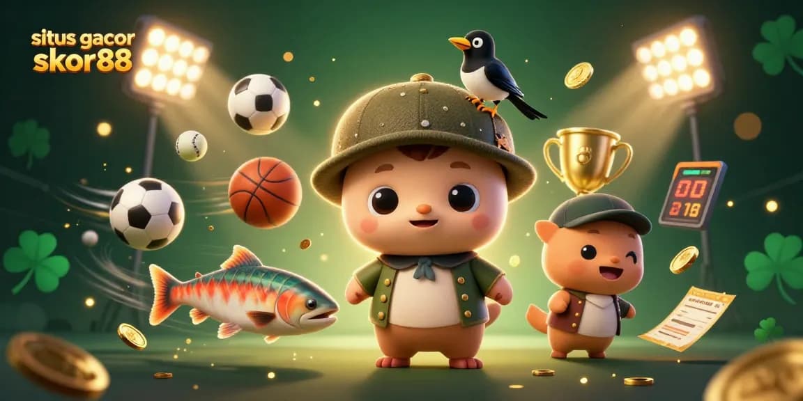 Engage with situs gacor skor88 for thrilling sports betting excitement featuring dynamic elements and lively characters.