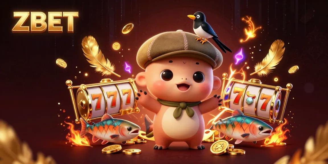 ZBET engages players with vibrant slots featuring cute Nessie and gold elements for an exciting experience.
