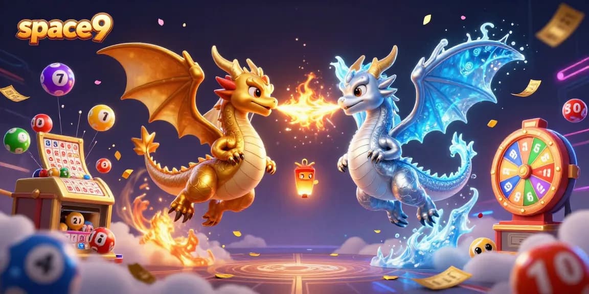 Engage with space9 as dragons breathe fire and ice, showcasing thrilling casino gameplay.