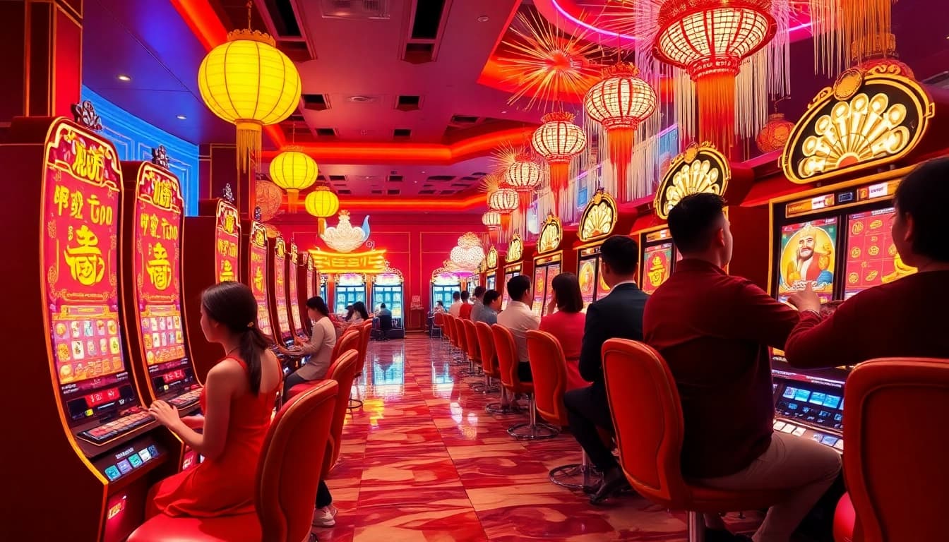 Nổ Hũ Thần Tài slot game enticing players with vibrant golden symbols and dynamic reels