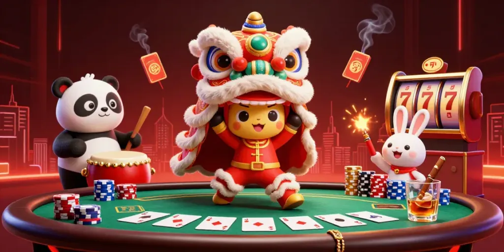 Engage with the thrilling bos88 gaming world, showcasing vibrant characters in a lively casino scene.