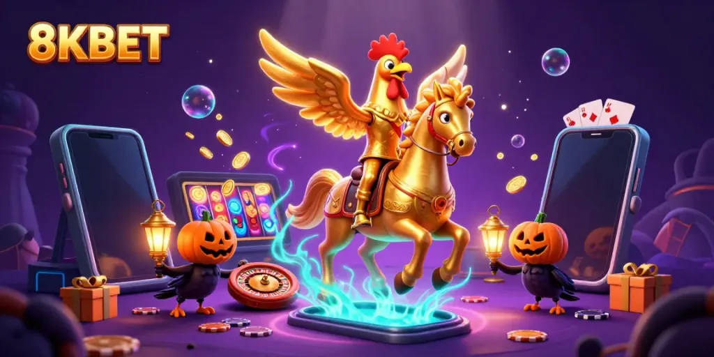 8KBET - Hình ảnh trực quan sống động về sảnh casino huyền bí tràn đầy tiền thưởng