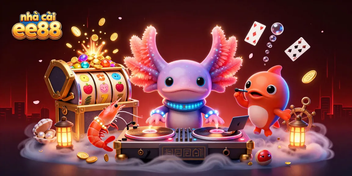 Experience thrilling gameplay at nhà cái ee88 with vibrant gaming scenes and colorful characters.