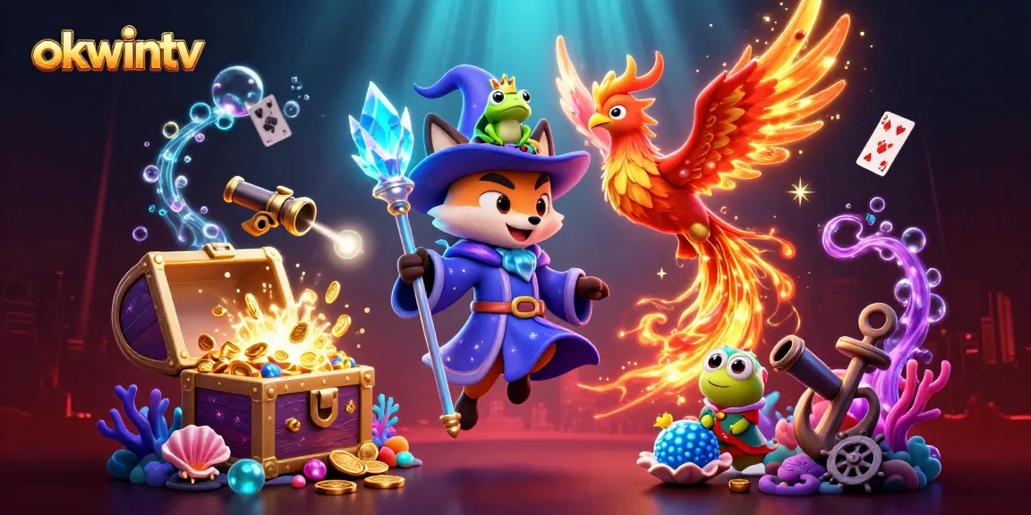 Experience dynamic sports betting action with okwintv, featuring magical characters and vibrant casino elements.