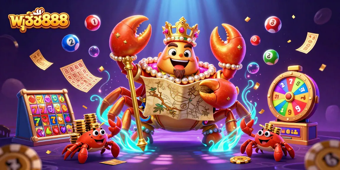 Push your luck with พุซซี่888 in a vibrant 3D casino scene full of exciting slot game elements.